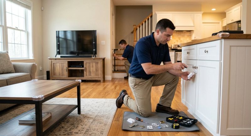 Cabinet Childproofing in Littleton, CO