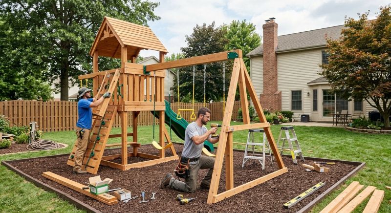 Playground Equipment Assembly in Kansas City, KS