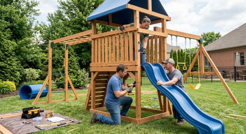 Playground Equipment Assembly in Kansas City, KS
