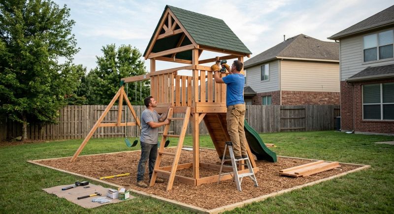 Playground Set Assembly in Kansas City, KS