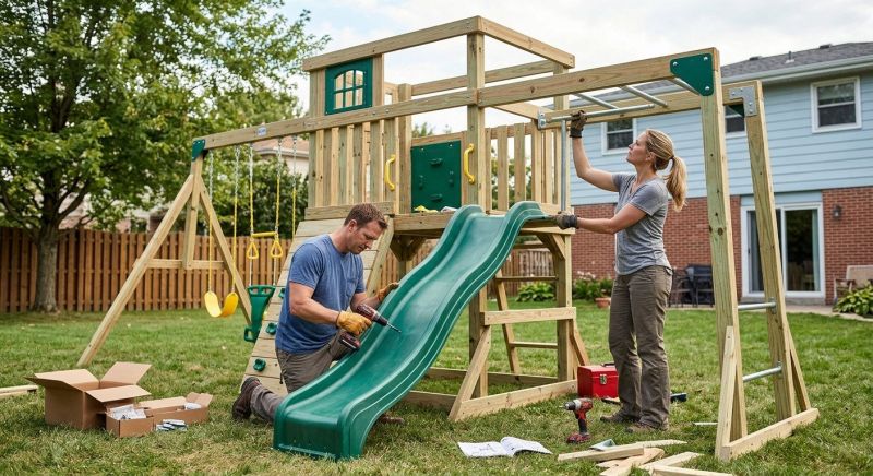 Playground Set Assembly in Kansas City, KS