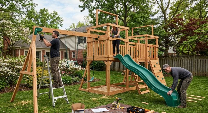 Sliding Board Installation in Kansas City, KS