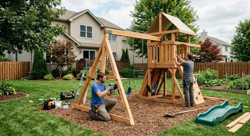 Sliding Board Installation in Kansas City, KS