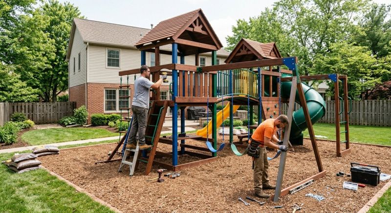 Sliding Board Installation in Kansas City, KS